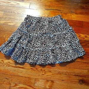Cheetah print skirt